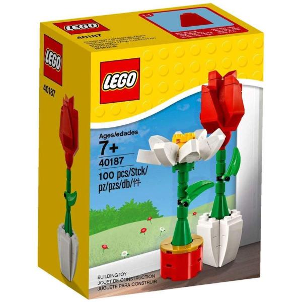 LEGO FLORES DECORATIVAS 100pzs