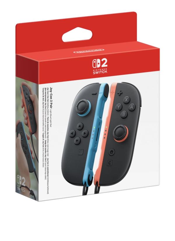 CONTROL ORIGINAL NINTENDO SWITCH 2 JOY CON AZUL-ROJO