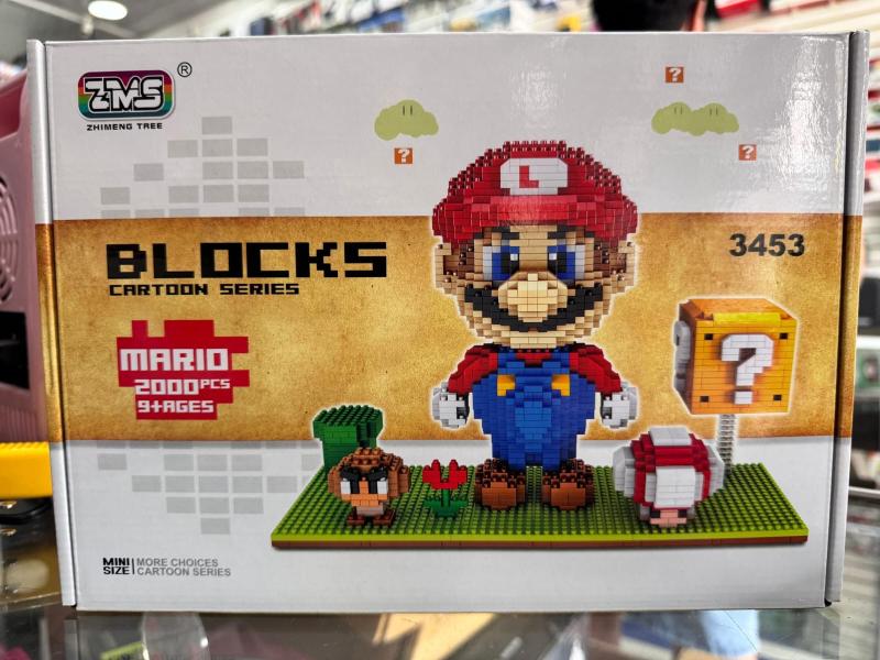 SET BLOQUES MARIO BROS 2000 PIEZAS