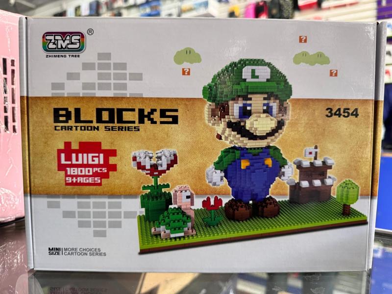 SET BLOQUES LUIGI 1800 PIEZAS