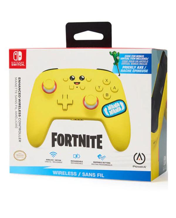 CONTROL PRO POWER-A ENHANCED FORTNITE AMARILLO