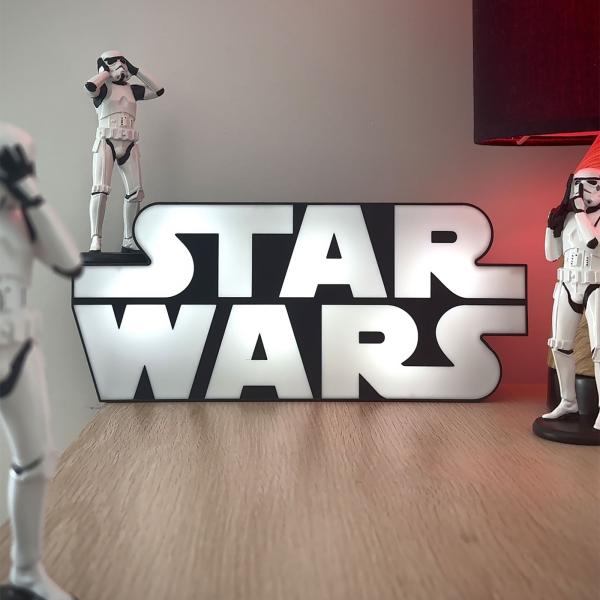 LAMPARA FIGURA LOGO STAR WARS