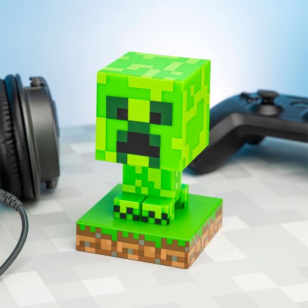 LAMPARA FIGURA MINECRAFT CREEPER ALTO